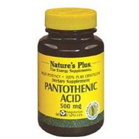 Nature's Plus Pantothenic Acid 500 MG - 60 Capsules - Pantethine