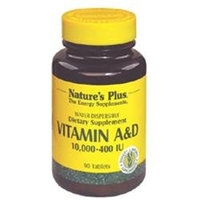 Nature's Plus Vitamin A and D - 90 Tablets