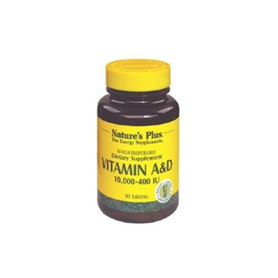 Nature's Plus Vitamin A and D - 90 Tablets