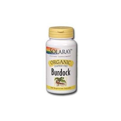 Solaray Organic Burdock - 100 Vegetarian Capsules