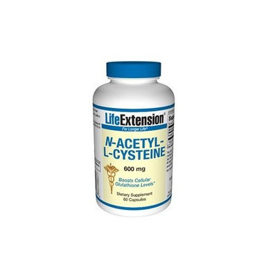 Life Extension N-Acetyl Cysteine, 600 mg, 60 Capsules