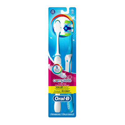 Oral-B Complete 5-Way Clean Medium Toothbrushes