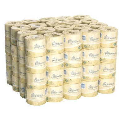 Georgia Pacific Georgia-Pacific Preference 18280/01 White 2-Ply Embossed Bathroom Tissue, 4.05
