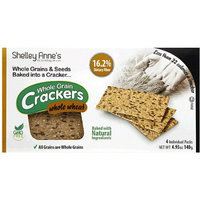 Shelley Annes Shelley Anne's Whole Wheat Whole Grain Crackers, 4.93 oz (Pack of 12)