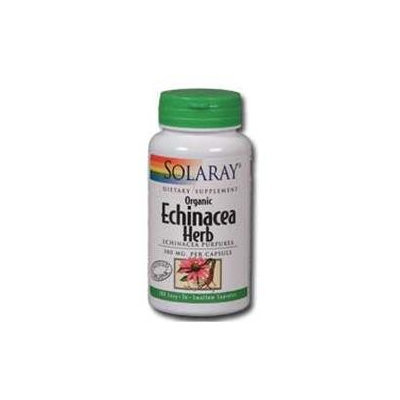 Solaray Echinacea Herb O 380 MG - 100 Capsules - Other Herbs