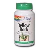 Solaray Yellow Dock - 500 mg - 100 Capsules
