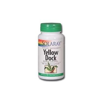 Solaray Yellow Dock - 500 mg - 100 Capsules