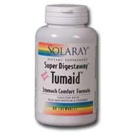 Solaray Super Digestaway Tumaid Stomach Comfort Formula Mixed Berry - 60 Chewables
