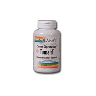 Solaray Super Digestaway Tumaid Stomach Comfort Formula Mixed Berry - 60 Chewables