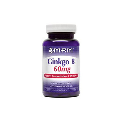 Ginkgo B™ 60mg, 28:11, 3% Ginkolide B, 60 Caps from MRM