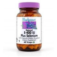 Bluebonnet Nutrition - Natural E-400 Plus Selenium 400 IU - 60 Vegetarian Capsules