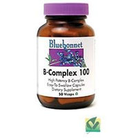 Bluebonnet Nutrition - B-Complex 100 High Potency - 50 Vegetarian Capsules