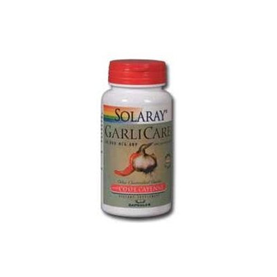 Solaray GarliCare with Cool Cayenne - 30 Capsules