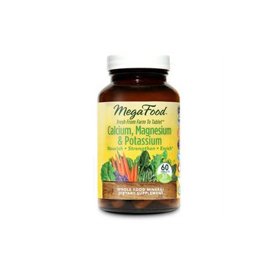 MegaFood Calcium Magnesium & Potassium - 60 Tablets
