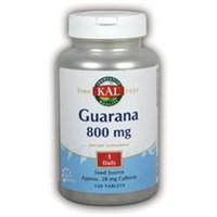 KAL Guarana 800 MG - 120 Tablets - Other Herbs