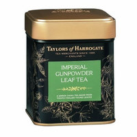 Taylors of Harrogate Imperial Gunpowder Leaf Tea, Loose Leaf, 4.41-Ounce Tins (Pack of 2)