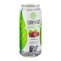 Steaz Iced Green Tea Zero Calorie Raspberry