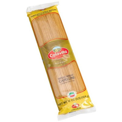 Colavita Whole Wheat Capellini, 16-Ounce Bags (Pack of 20)