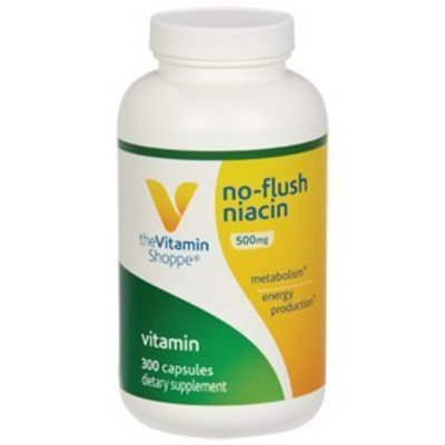 Vitamin Shoppe - No-Flush Niacin, 500 mg, 300 capsules