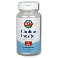 KAL Choline/Inositol 500/500 - 60 Tablets - Other Vitamins