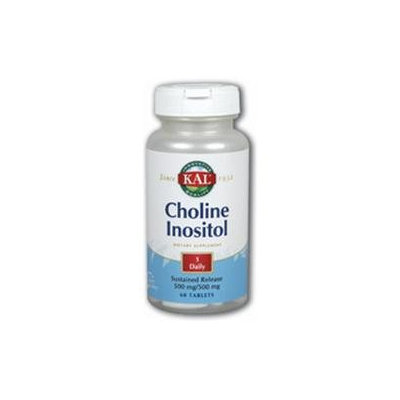 KAL Choline/Inositol 500/500 - 60 Tablets - Other Vitamins
