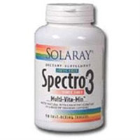 Solaray Spectro 3 Multi-Vita-Min Iron Free - 180 Tablets