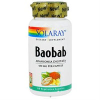 Solaray - Baobab 450 mg. - 60 Vegetarian Capsules