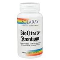 Solaray Biocitrate Strontium - 60 Veggie Caps - Other Minerals