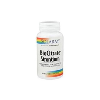 Solaray Biocitrate Strontium - 60 Veggie Caps - Other Minerals