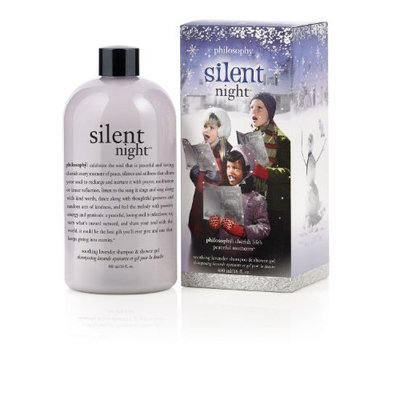 Philosophy Silent Night Soothing Lavender Shampoo/Shower Gel/Bubble Bath, 16 Ounces
