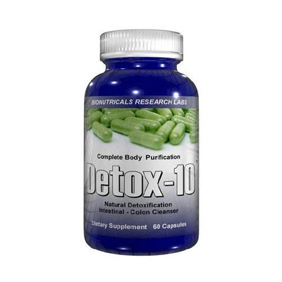 Bionutricals Detox-10TM Natural Detoxification & Intestinal/ Colon Cleanser