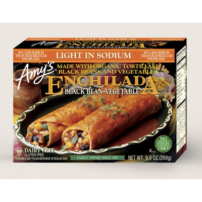 Amy's Kitchen Black Bean Vegetable Enchilada, Light In Sodium