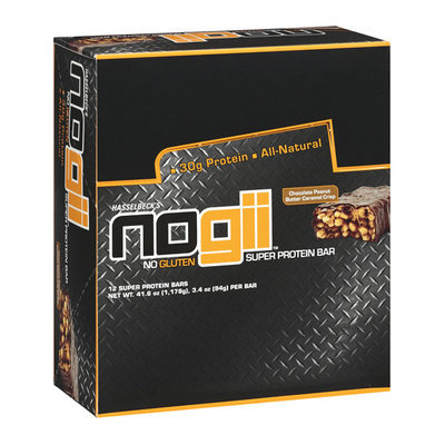Nogii Hasselbeck's Chocolate Peanut Butter Caramel Crisp Super Protein Bars