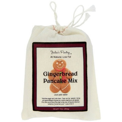 Julia's Pantry Julias Pantry JPGB01 Ginger Bread Pancake Mix Cloth Bag 10oz Pack of 4