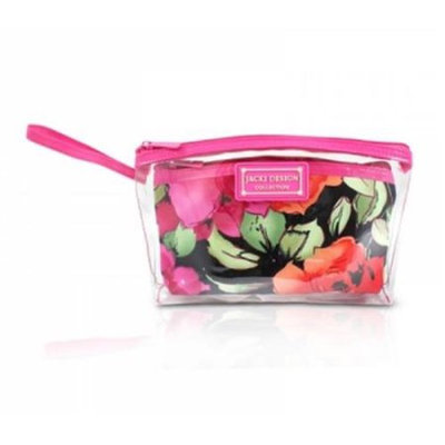 Jacki Design Tropicana Two Piece Cosmetic Bag Set Ladies Cosmetic Bags