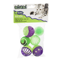 Go! Cat Go! Rollin' in Fun! Cat Toy Multipack - 6 CT