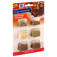 McCormick® Quesadilla Casserole Pre-Measured Spices & Recipe Card