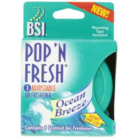 BSI Pop 'N Fresh Adjustable Air Freshener, Ocean Breeze, 12 Count