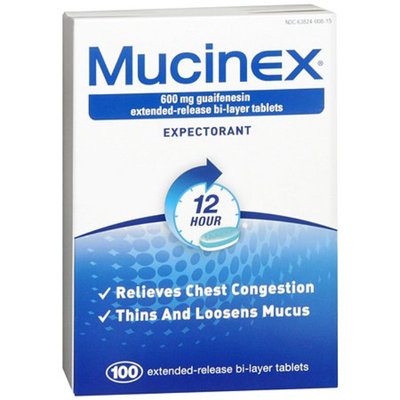 Mucinex Extended-Release Bi-Layer 600 mg Tablets