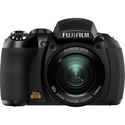 Fujifilm HS10 Black 10MP Digital Camera w/ 30x Optical Zoom