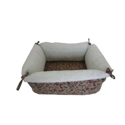 YML Square Pet Bed, Brown
