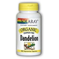 Solaray Organic Dandelion - 100 Capsules - Other Herbs