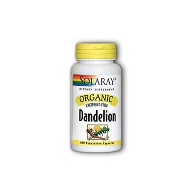 Solaray Organic Dandelion - 100 Capsules - Other Herbs