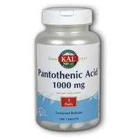 Kal Pantothenic Acid - 1000 mg - 100 Tablets