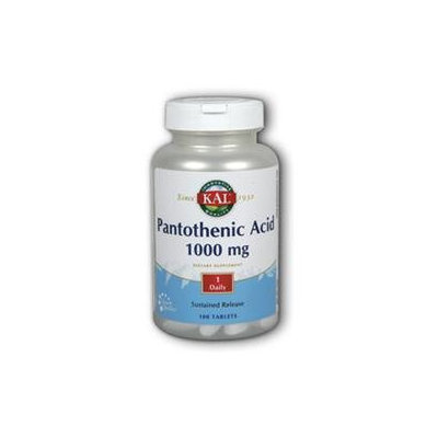 Kal Pantothenic Acid - 1000 mg - 100 Tablets