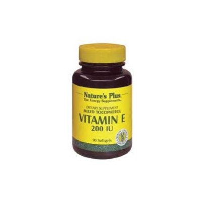 Nature's Plus Vitamin E Mixed 200 IU - 90 Softgels - Vitamin E Complex