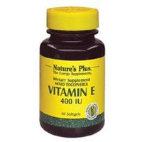 Nature's Plus Vitamin E 400 IU - 60 Softgels - Vitamin E D'Alpha