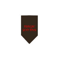 Ahi Bringin Sexy Back Screen Print Bandana Cocoa Large
