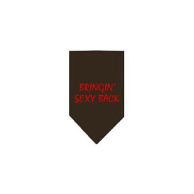 Ahi Bringin Sexy Back Screen Print Bandana Cocoa Large