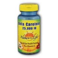 Nature's Life Beta Carotene - 25000 IU - 250 Tablets